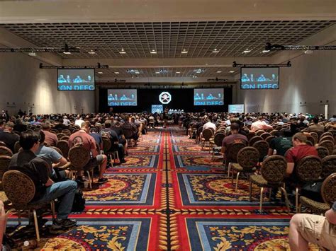 Defcon conference - Feb 14, 2024 · DEF CON Registration. DEF CON is a hacker convention which takes place immediately following Black Hat in Las Vegas every year. Upon purchase of IN-PERSON Black Hat Briefings and/or Trainings passes, each registrant will also have the option to purchase a single (1) advance ticket to DEF CON 2024, at a rate of $480 per ticket, one ticket ...